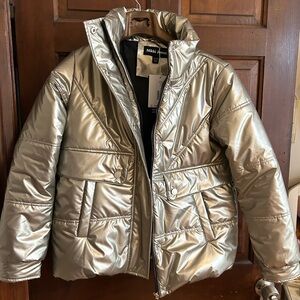Nikki Jones Metallic Puffer Jacket